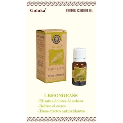 aceite esencial natural lemongrass citronela goloka